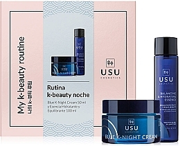 Парфумерія, косметика Набір - Usu Cosmetics Rutina K-Beauty Noche(cr/50ml + essence /100ml)