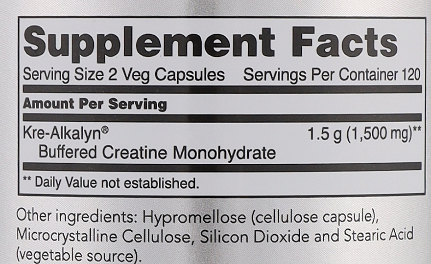 Креатин "Креалкалін" - Now Foods Kre-Alkalyn Creatine — фото N4