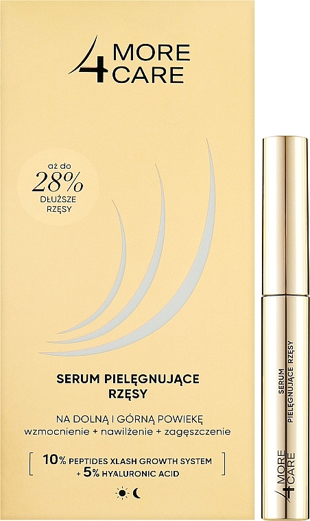 Сыворотка для ухода за ресницами - More4Care Eyelash Care Serum — фото N2