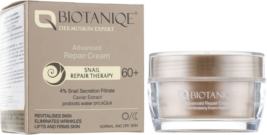 Відновлювальний крем для обличчя 60+ - Botaniqe Dermoskin Expert Advanced Repair Cream 60+