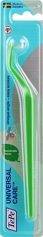Зубная щетка для протезов и имплантатов, зеленая - TePe Universal Care — фото N1