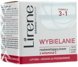 Духи, Парфюмерия, косметика Отбеливающий крем 3 в 1 - Lirene Wybielanie SPF25