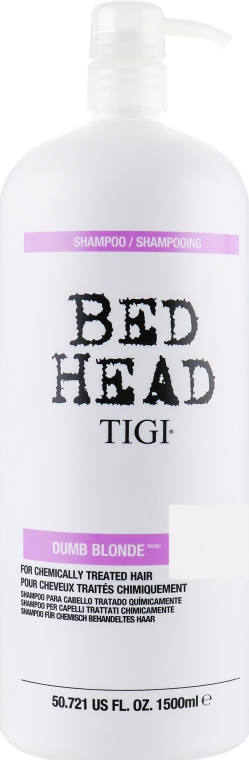 Шампунь для обесцвеченных и поврежденных волос - Tigi Bed Head Dumb Blonde Shampoo — фото N5