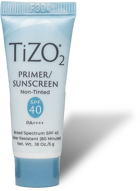 Крем-праймер для лица минеральный, солнцезащитный без оттенка - TiZO 2 Facial Primer Sunscreen Non-tinted SPF 40 (мини) — фото N1