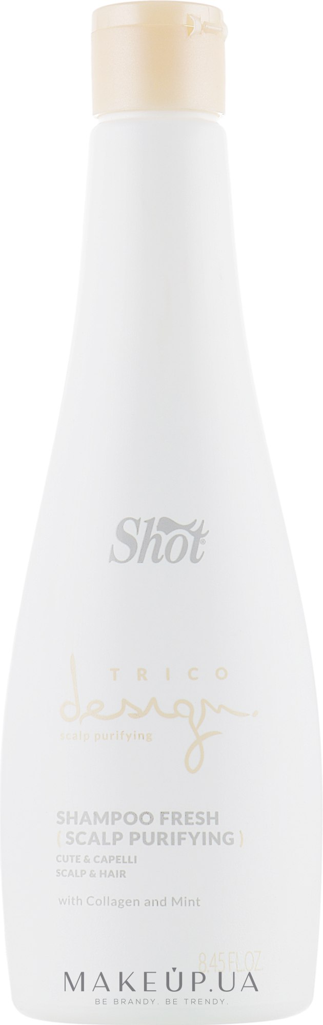 Відновлювальний шампунь для шкіри голови - Shot Trico Design Scalp Purifying Fresh Ice Shampoo — фото 250ml