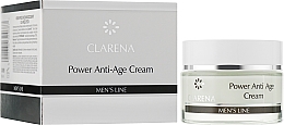 Крем проти зморшок для чоловіків - Clarena men's Line Power Anti-Age Cream — фото N2