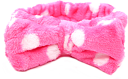 Косметическая повязка "Бант", ярко-розовый - Cosmo Shop — фото N1