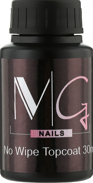 Фінішне покриття без липкого шару - MG Nails No Wipe Top Coat — фото N3