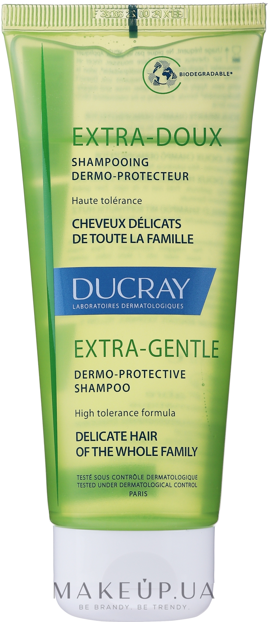 Шампунь захисний для частого застосування - Ducray Cheveux Delicats Extra-Doux Shampooing Dermo-Protecteur — фото 100ml