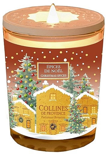 Ароматическая свеча "Рождественские специи" - Collines de Provence Christmas Spices Candle — фото N2