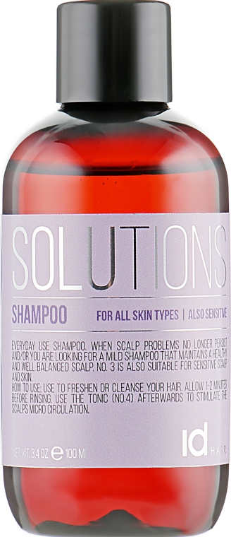 Шампунь для усіх типів шкіри голови  - idHair Solutions № 3 — фото N2