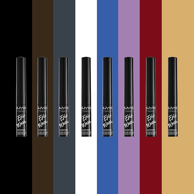 УЦЕНКА Жидкая подводка для глаз - NYX Professional Makeup Epic Wear Liquid Liner * — фото N3