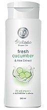 Гель для душу з екстрактом алое та ароматом огірка - Natigo Melado Fresh Cucumber And Aloe Extract Shower Gel — фото N1