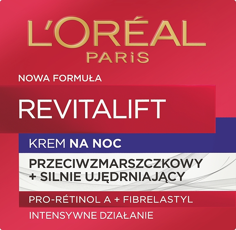 Нічний крем з еластином проти зморшок - L'Oreal Paris Revitalift Night Cream — фото N9