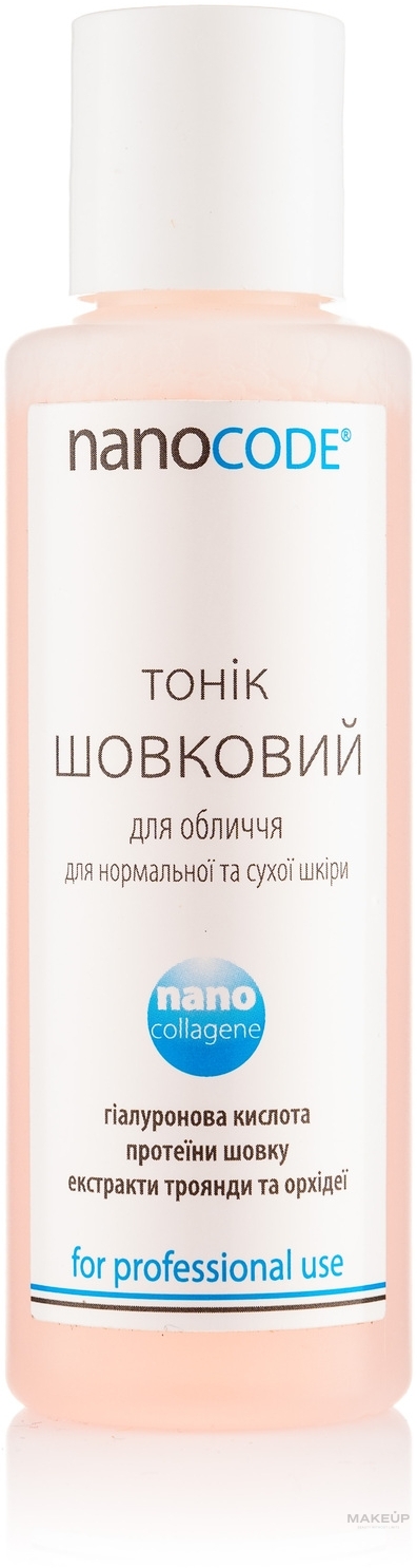 Тонік шовковий для обличчя - NanoCode NanoCollagen Tonic — фото 100ml