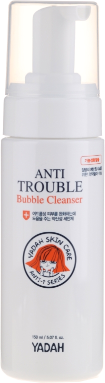 Очищающая пенка для лица - Yadah Anti-Trouble Bubble Cleanser — фото N2