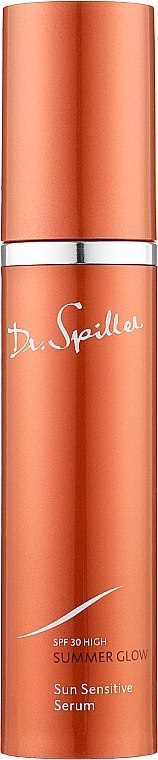 Сонцезахисна сироватка для обличчя - Dr. Spiller Summer Glow Sun Sensitive Serum SPF 30 (міні) — фото N1