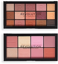 Набір, 2 продукти - Makeup Revolution Pink Moments Face & Eye Gift Set — фото N2