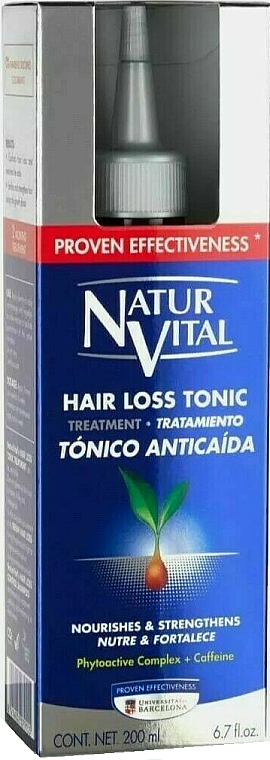 Тонік проти випадання волосся - Natur Vital Hair Loss Tonic Treatment Nourishes & Strengthens — фото N1