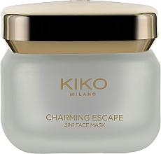 Маска для лица 3в1 - Kiko Milano Charming Escape 3in1 Face Mask — фото N2