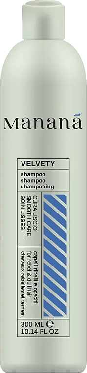 Шампунь для неслухняного волосся - Mananã Velvety Shampoo — фото N1