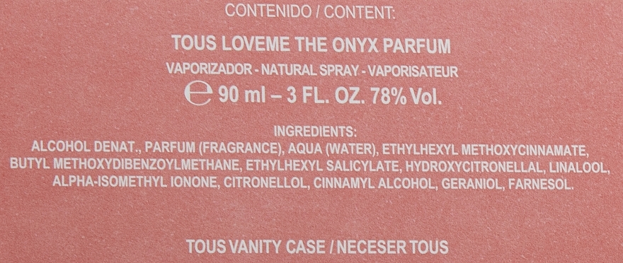 Tous LoveMe The Onyx - Набір (edp/90ml + bag/1pcs) — фото N4