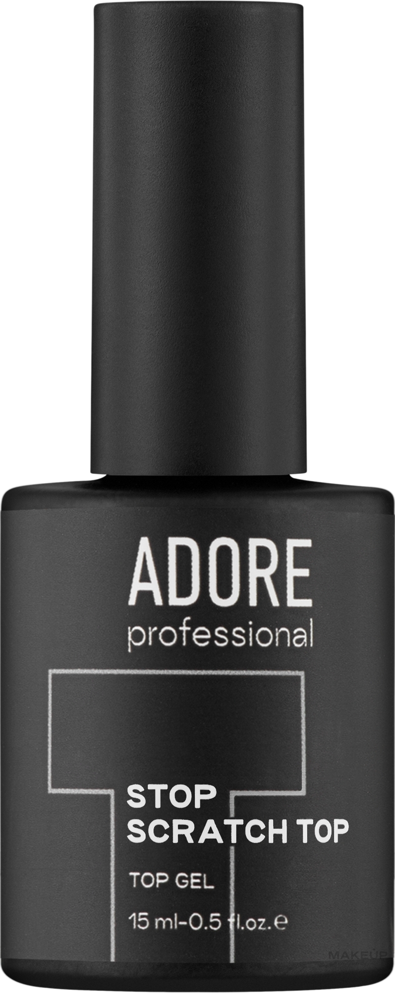 Топ для гель-лаку надміцний, із пензликом - Adore Professional Stop Scratch Top — фото 15ml