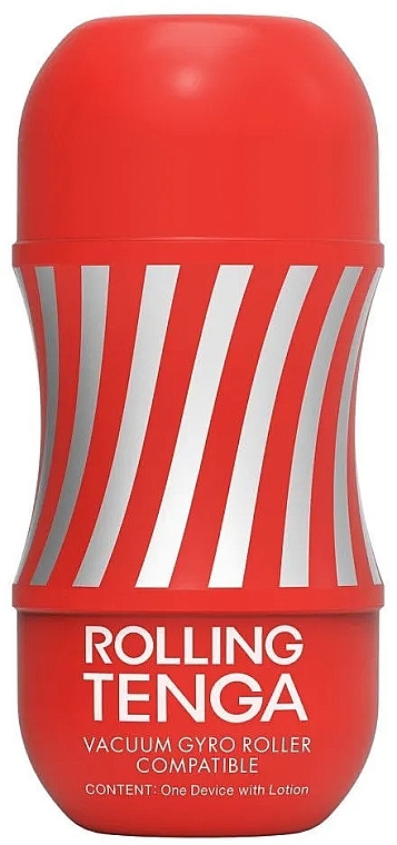 Мастурбатор, красный - Tenga Rolling Tenga Vacuum Gyro Roller Red — фото N1