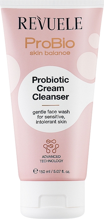 Крем для очищення обличчя з пробіотиками - Revuele Probio Skin Balance Probiotic Cream Cleanser