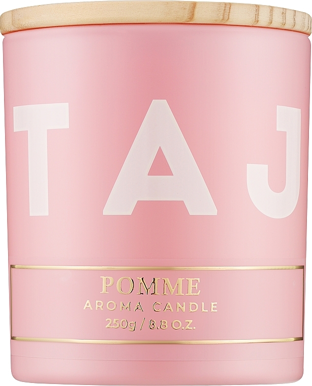 Ароматическая свеча "Pomme" - Taj Max Aroma Candle — фото N1