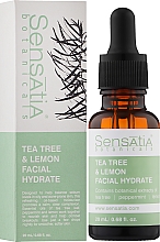 Увлажняющее масло для лица "Чайное дерево и лимон" - Sensatia Botanicals Tea Tree & Lemon Facial Hydrate — фото N2