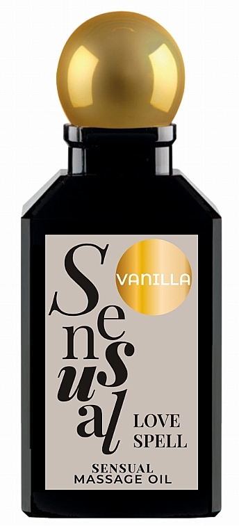 Массажное масло - VCee Sensual Vanilla Love Spel Massage Oil — фото N1