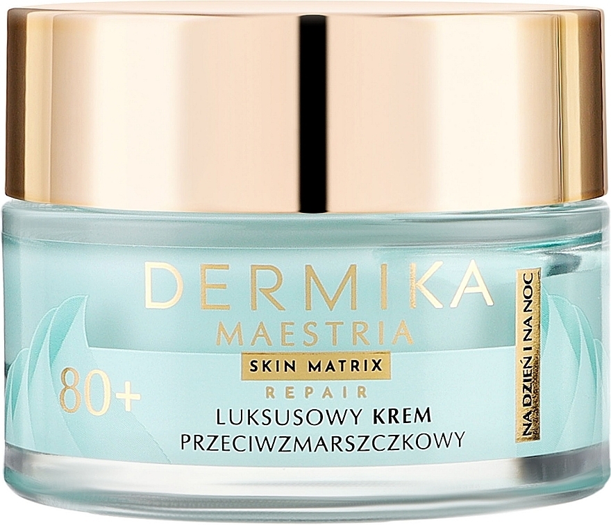 Роскошный крем против морщин 80+ на день и ночь для зрелой кожи, в том числе чувствительной - Dermika Maestria Skin Matrix — фото N1