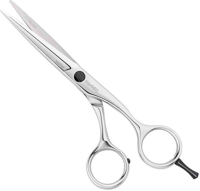 Ножницы парикмахерские прямые S-Line Supra Offset, 13.97 см - Tondeo 5.5" Black — фото N2