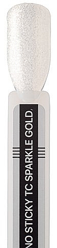 Палитра верхнего покрытия без липкого слоя No Sticky Top Coat Sparkle Gold, 1 типса - Kodi Professional — фото N2
