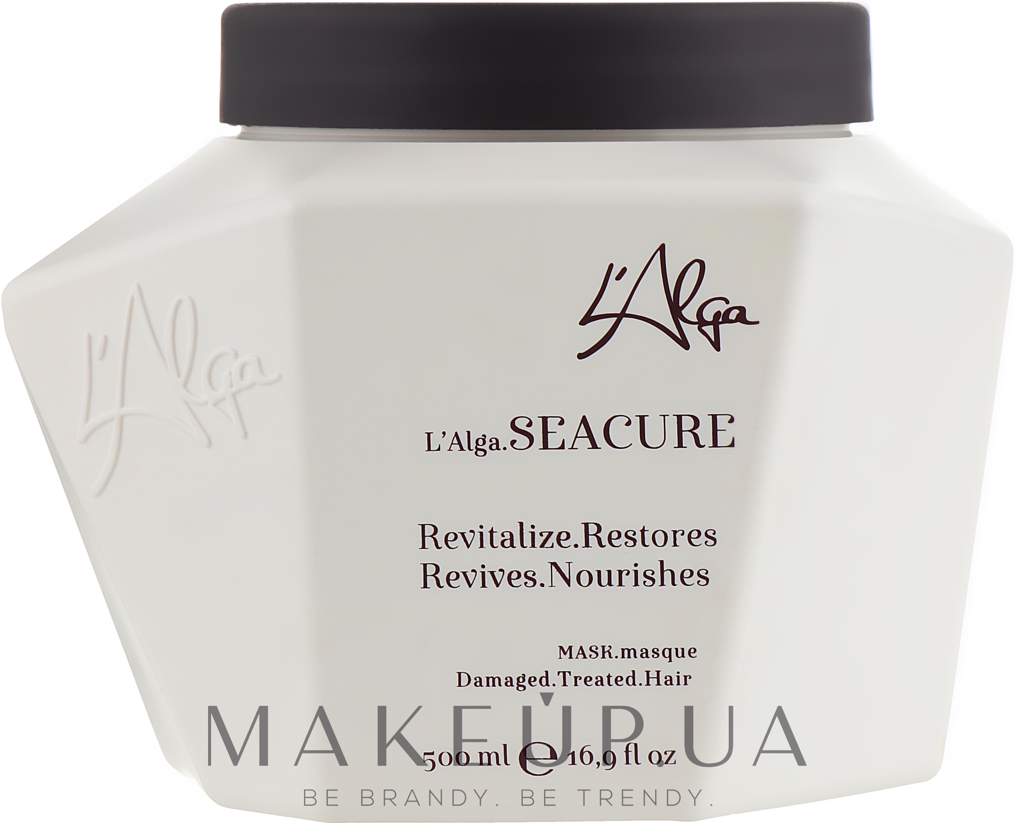 Відновлювальна маска для волосся - L’Alga SeaCure Hair Mask — фото 500ml