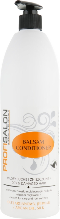 Бальзам-кондиционер с Bio-аргановым маслом и протеинами шелка - Profi Salon Hair Conditioner — фото N1