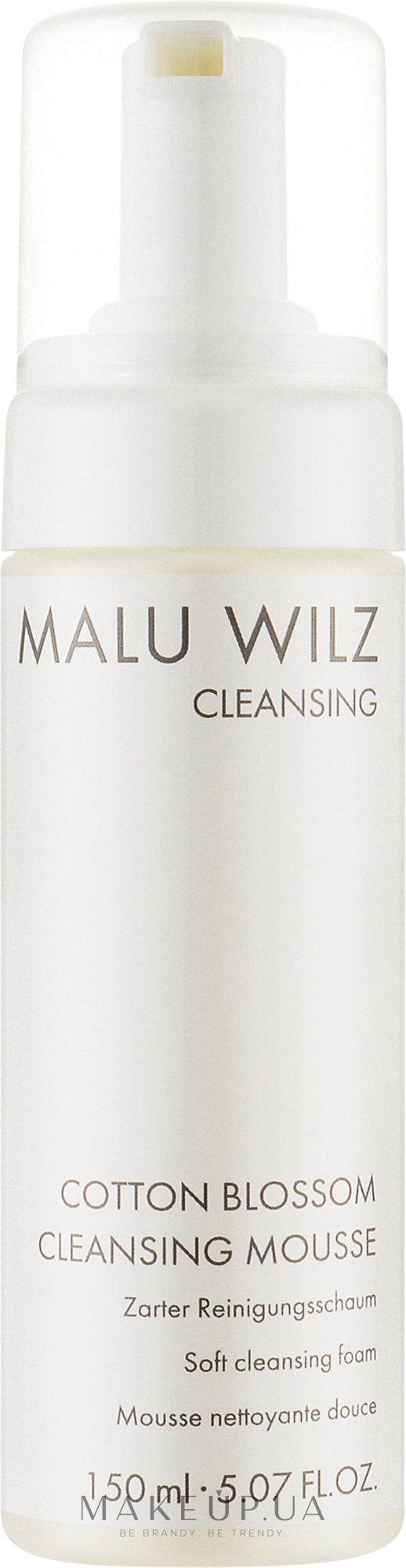 Мусс для умывания с цветами хлопка - Malu Wilz Cotton Blossom Cleansing Mousse — фото 150ml