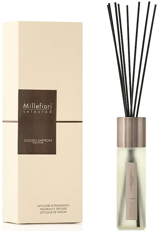 Аромадиффузор - Millefiori Milano Selected Golden Saffron Fragrance Diffuser — фото N2