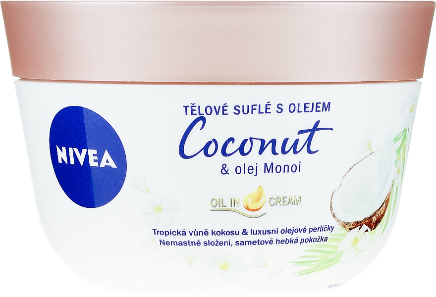 Суфле для тела с кокосом и маслом Манои - Nivea Body Souffle Coconut & Monoi Oil