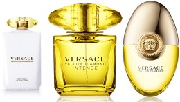 Парфумерія, косметика Versace Yellow Diamond - Набір (edt/90ml + edt/10ml + b/lot/100ml)