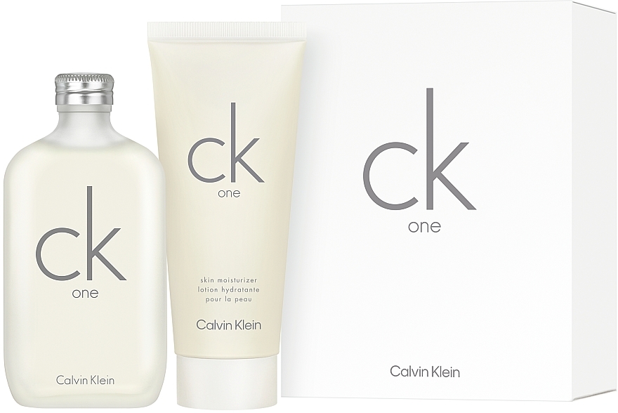 Calvin Klein CK One - Набор (edt/200ml + b/lot/200ml) — фото N1
