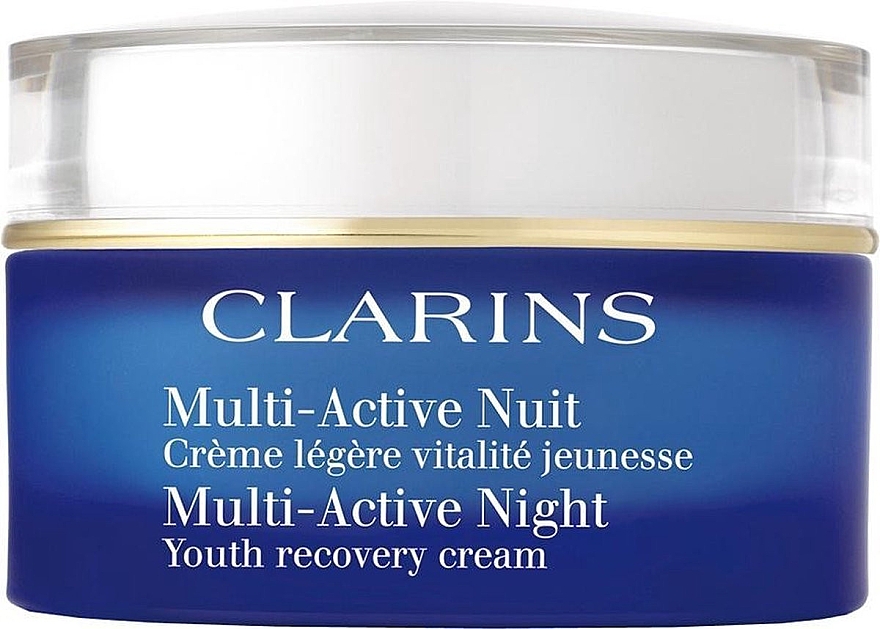 Нічний крем - Clarins Multi-Active Night Lightweight Youth Recovery Comfort Cream