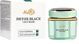 Чорна детокс-маска 3 в 1 - MyIDi Detox Black Mask 3 In 1 — фото N2