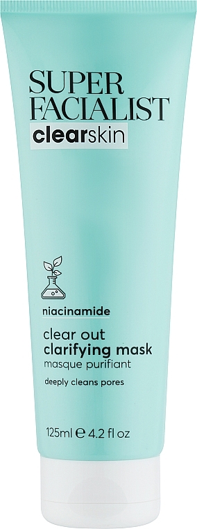 Маска очищающая "Чистая кожа" для лица - Super Facialist Clear Skin Clear Out Clarifying Mask — фото N1