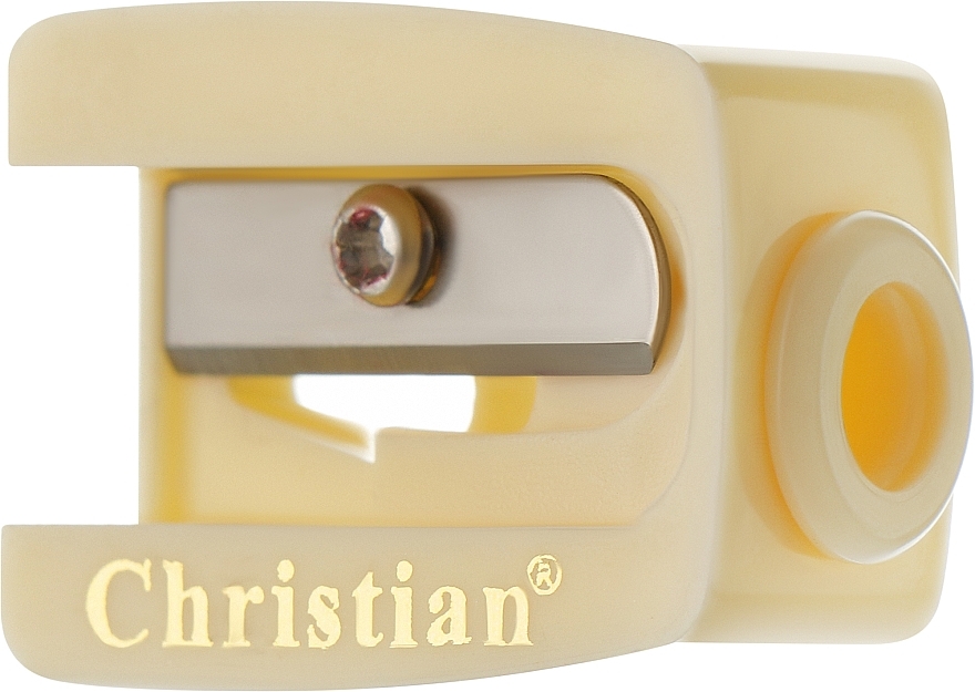 Стругачка для олівців одинарна CSH-53, жовта - Christian — фото N1