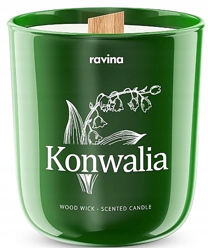 Ароматическая свеча "Konwalia" - Ravina Aroma Candle — фото N1