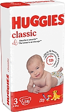 Подгузники "Classic" 3 Jumbo Pack (4-9 кг, 58 шт) - Huggies — фото N2
