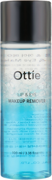 Засіб для зняття макіяжу з очей і губ - Ottie Lip & Eye Make-up Remover — фото N3