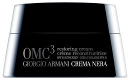 Духи, Парфюмерия, косметика Интенсивный питающий антивозрастной крем - Giorgio Armani Crema Nera OMC3 Restoring Cream SPF15